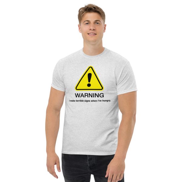 “Warning” classic tee - Light hues - Image 18