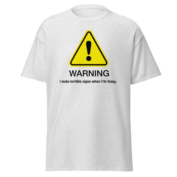 “Warning” classic tee - Light hues - Image 17