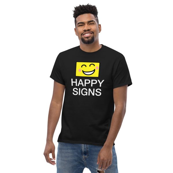 "Happy Signs" classic tee - Dark hues - Image 2