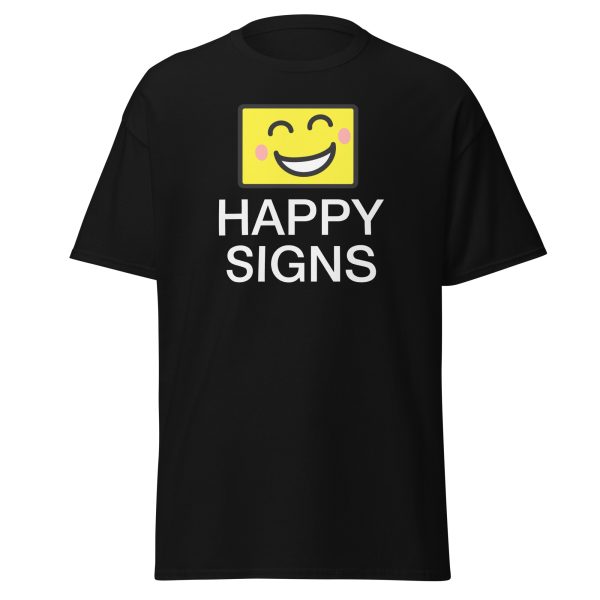 "Happy Signs" classic tee - Dark hues