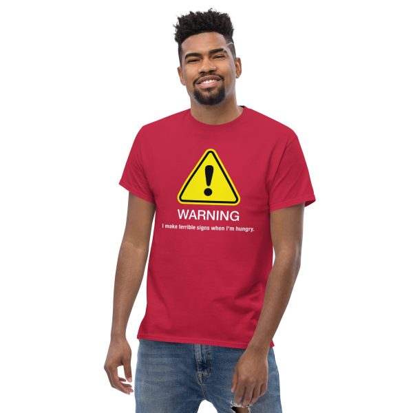 “Warning” classic tee – Dark hues - Image 12