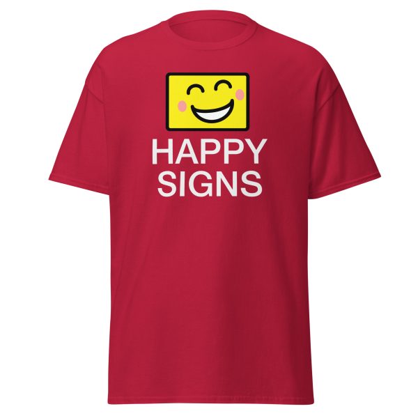 "Happy Signs" classic tee - Dark hues - Image 7