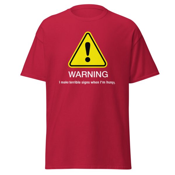 “Warning” classic tee – Dark hues - Image 11