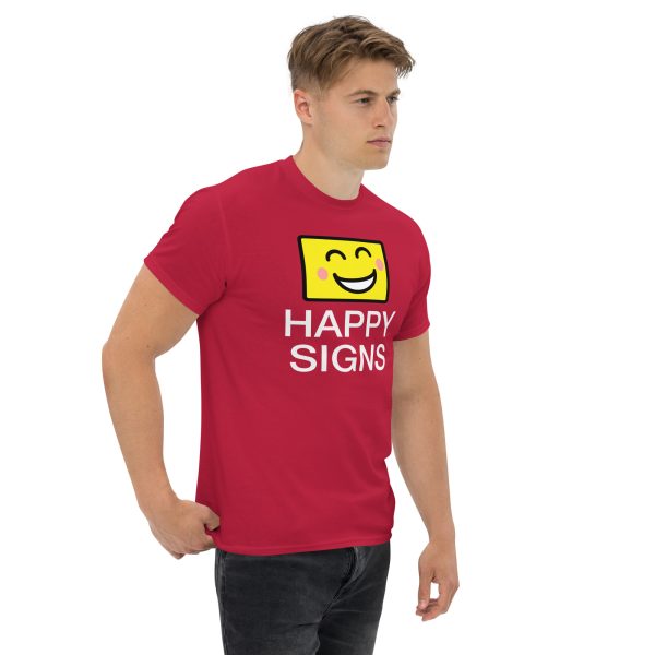 "Happy Signs" classic tee - Dark hues - Image 8