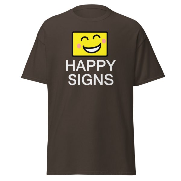 "Happy Signs" classic tee - Dark hues - Image 5