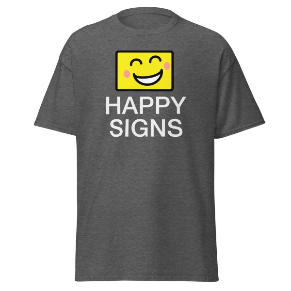 "Happy Signs" classic tee - Dark hues - Image 13