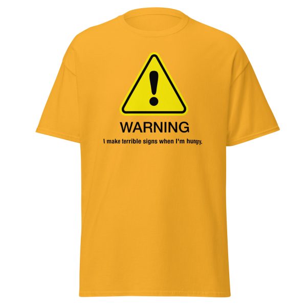 “Warning” classic tee - Light hues - Image 11