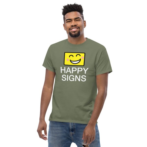 "Happy Signs" classic tee - Dark hues - Image 12