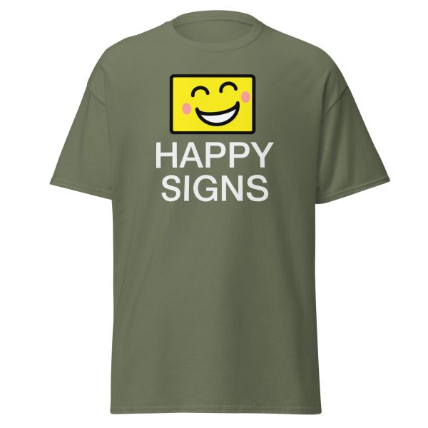 "Happy Signs" classic tee - Dark hues - Image 11