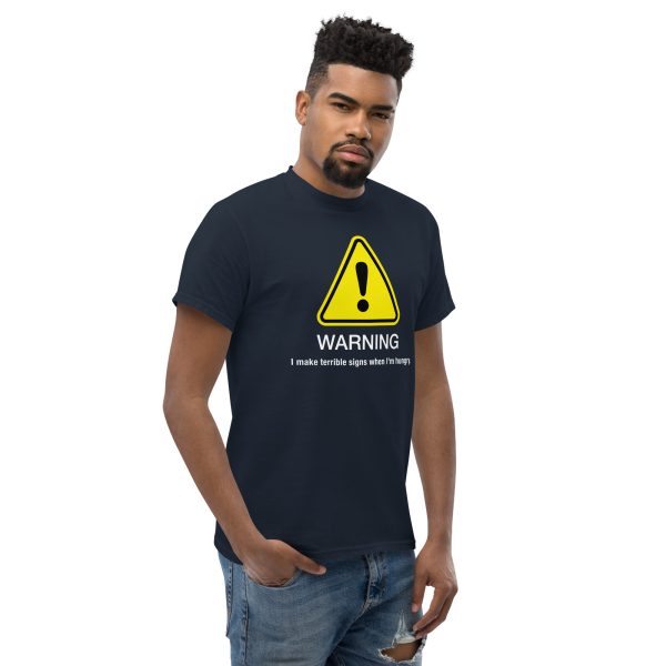 “Warning” classic tee – Dark hues - Image 4