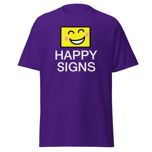 "Happy Signs" classic tee - Dark hues - Image 3