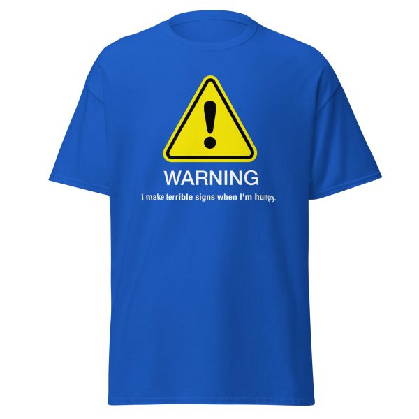 “Warning” classic tee – Dark hues - Image 15