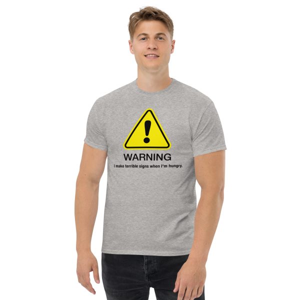 “Warning” classic tee - Light hues - Image 14