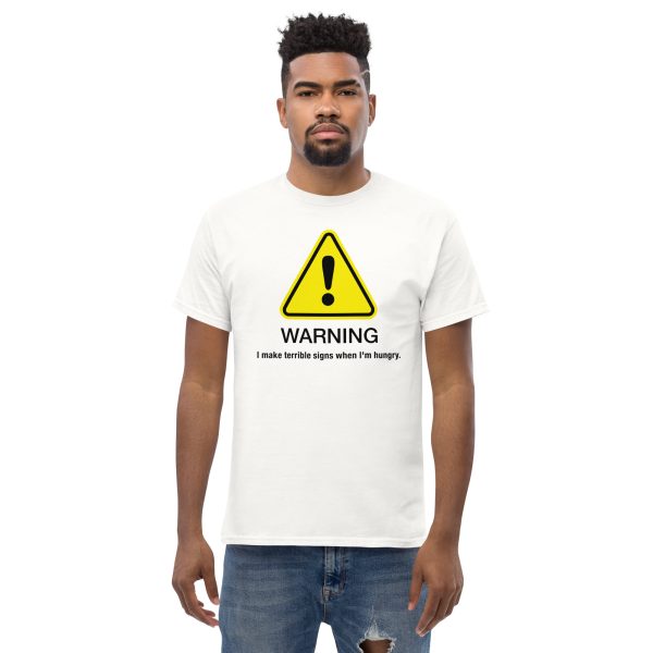 “Warning” classic tee - Light hues - Image 2