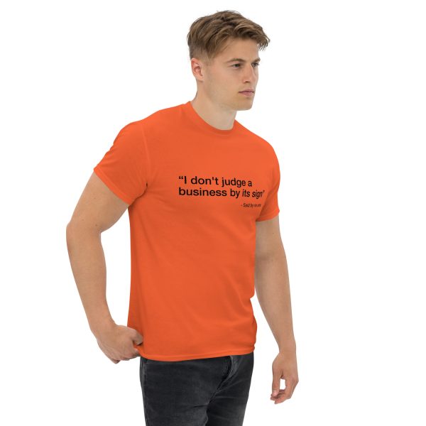 unisex-classic-tee-orange-right-front