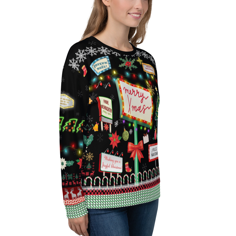 Signs of Christmas Ugly Sweater (Unisex Sweatshirt) - Image 4
