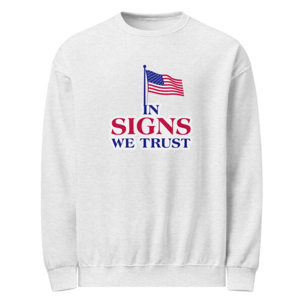 "In Signs we Trust" Crew neck sweatshirt - Image 5