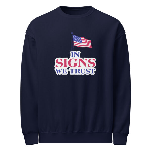 "In Signs we Trust" Crew neck sweatshirt - Image 3