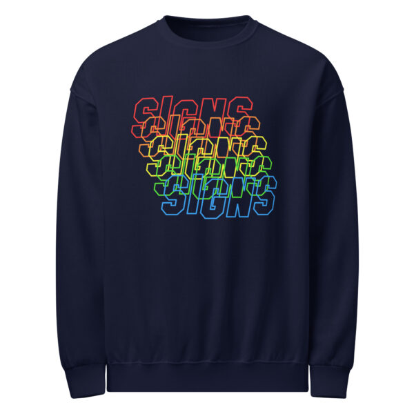 "Signs" Crew neck sweatshirt