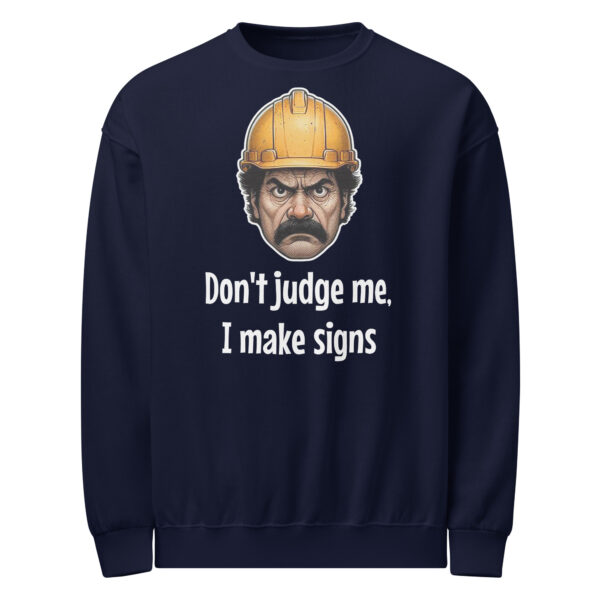 "Don't Judge me" Crew neck sweatshirt - Image 3