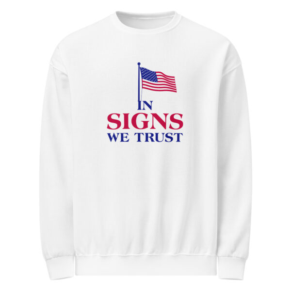 "In Signs we Trust" Crew neck sweatshirt - Image 7