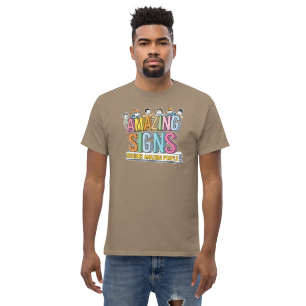 "Amazing Signs Require Amazing People" Unisex classic tee - Image 10