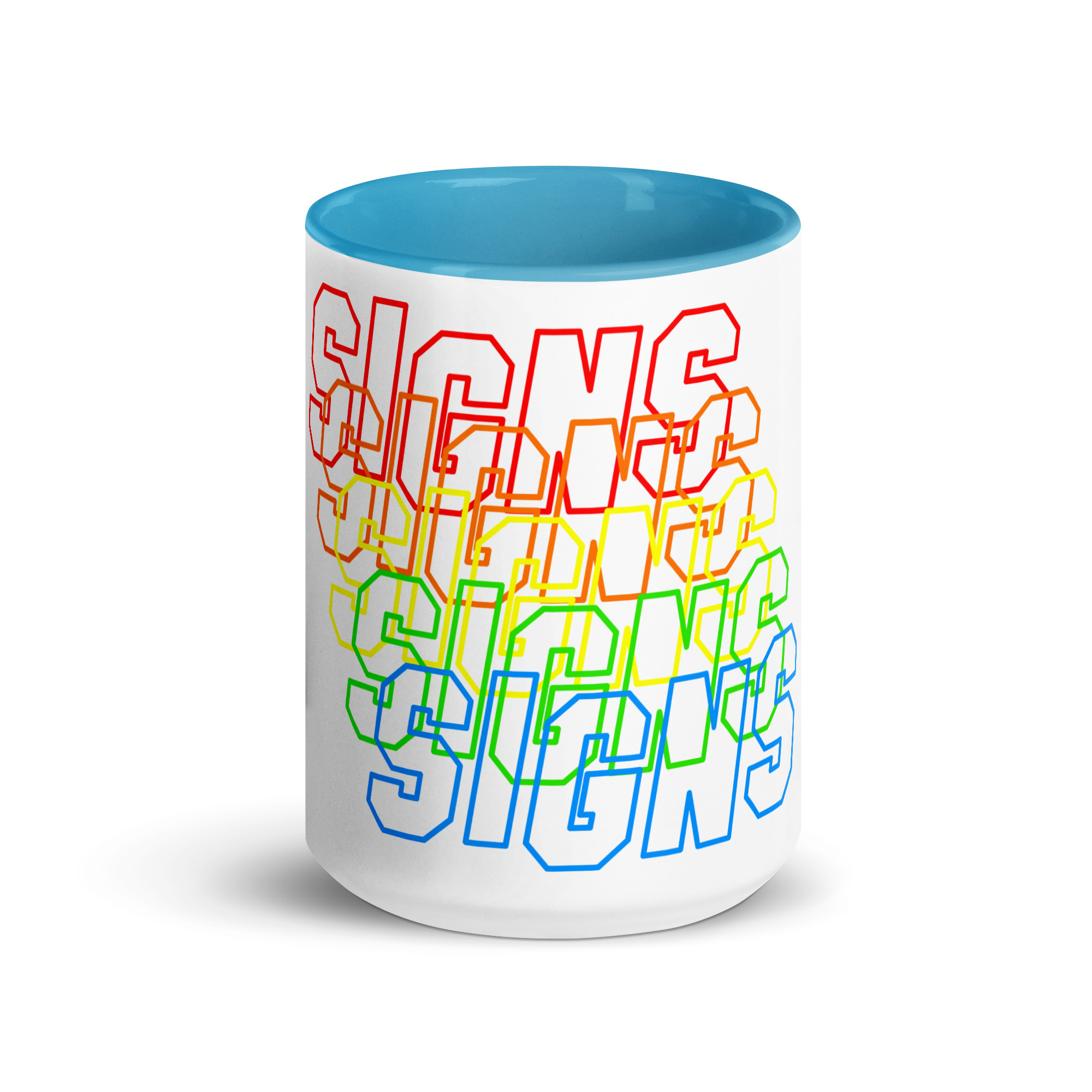 Mug "Signs" with Color Inside - Image 7
