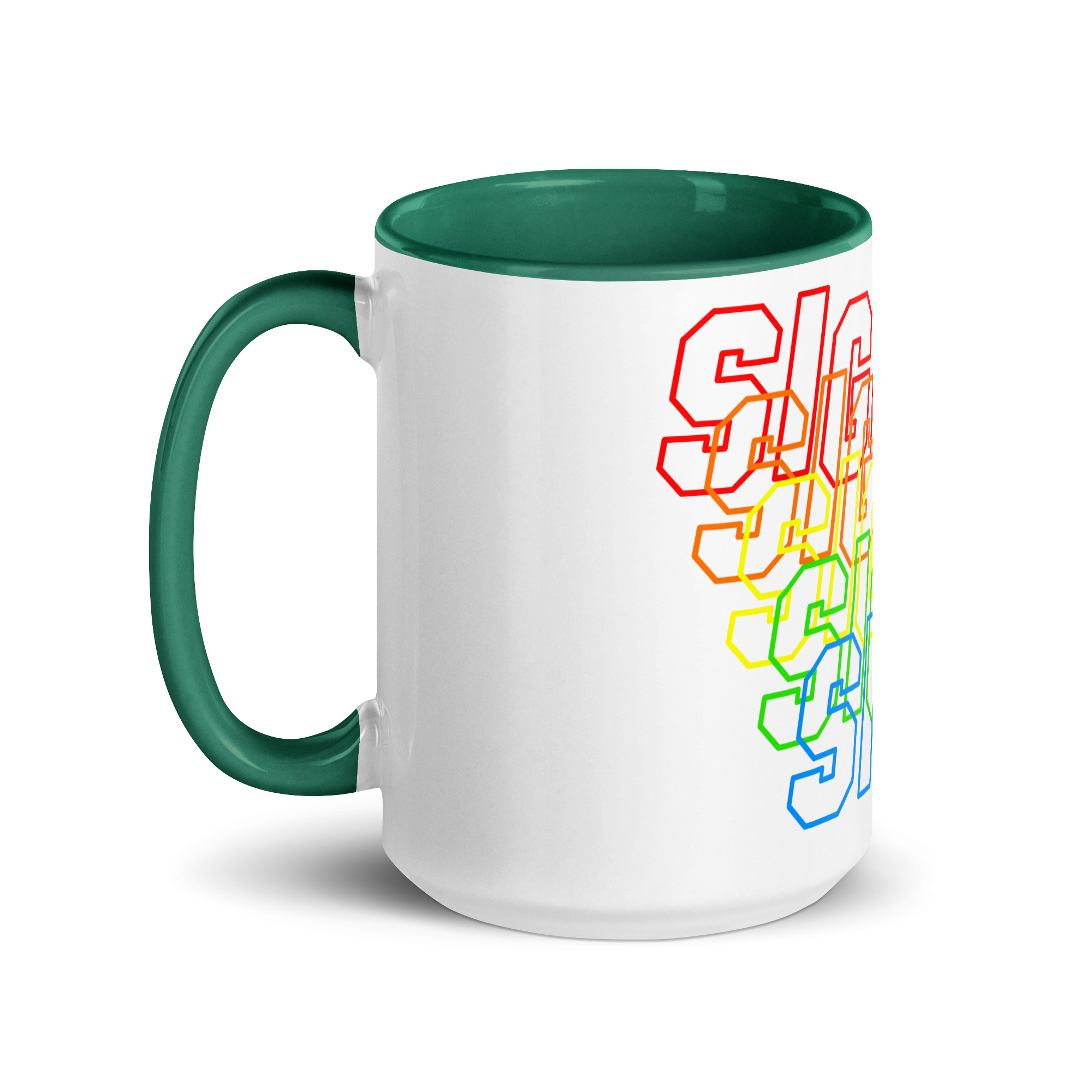 Mug "Signs" with Color Inside - Image 6