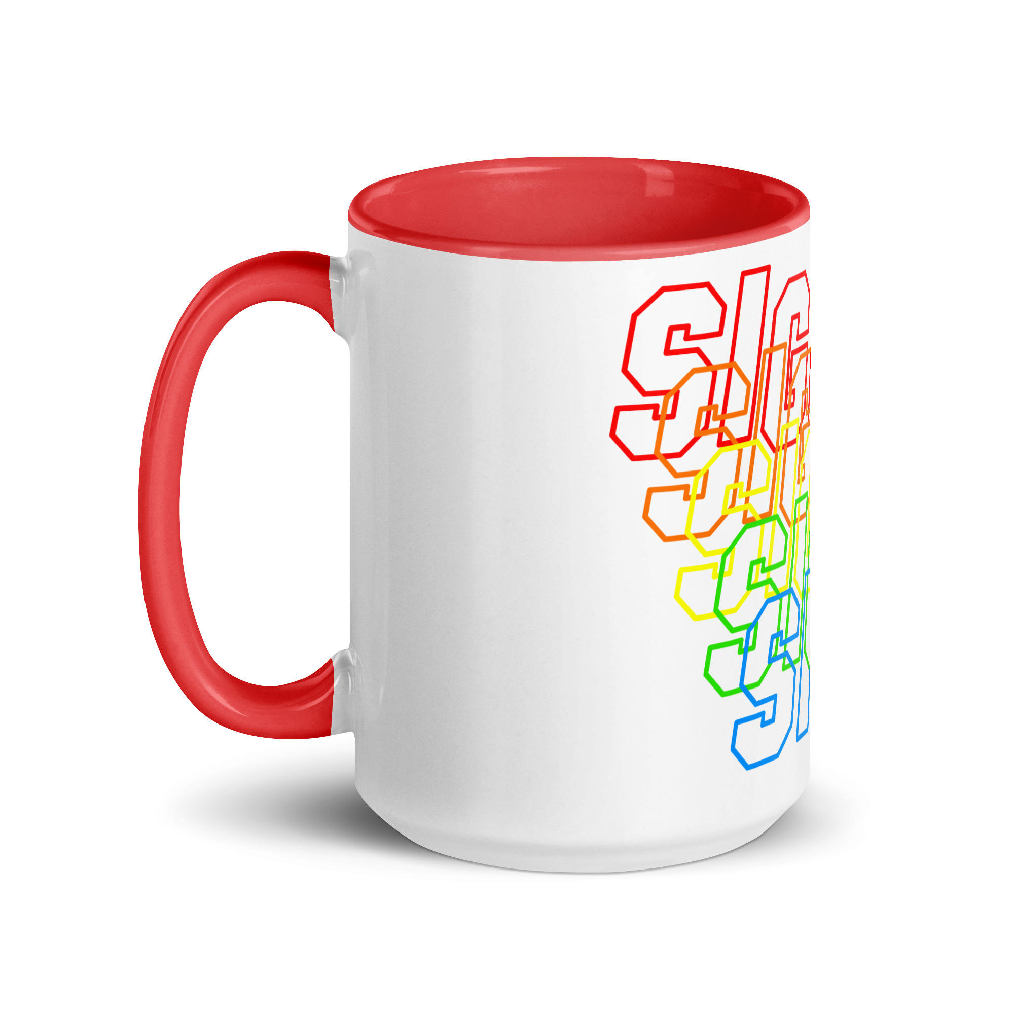 Mug "Signs" with Color Inside - Image 4